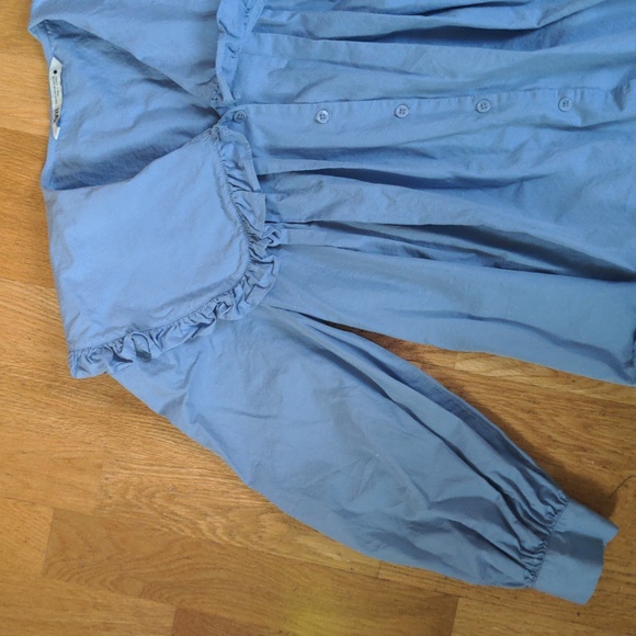 ZARA peter pan collar blouse, size small - Picture 2 of 4